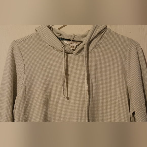 Weatherproof Vintage Green & White Lightweight Hoodie.‎ Sz. Small - Picture 4 of 10